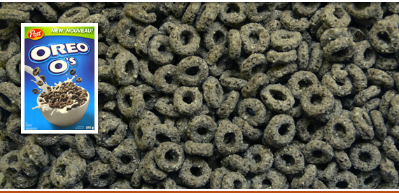 céréales et boîte Oreo O's de Post (2018)