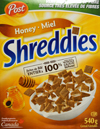 boîte Honey Shreddies 2015