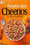 boîte Pumpkin Spice Cheerios 2017